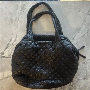 MZ Wallace Quilted Black Tote Bag